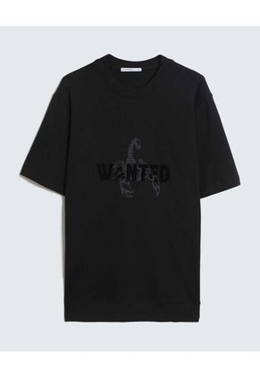 Camiseta Para Hombre Manga Corta Color Negro Marca Seven Seven #45092642