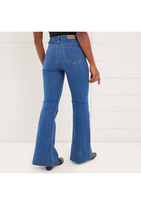 Jean Para Mujer Flare Color Azul Medio Marca Seven Seven #28160717