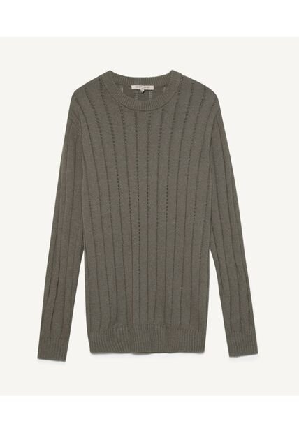 Saco Para Hombre Cuello Redondo Color Verde Oscuro Marca Seven Seven #45330212