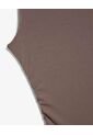Vestido Largo Cuello Halter  Para Mujer Taupe Seven Seven de Seven Seven