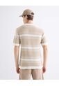 Camiseta En Tricot  Para Hombre Beige Seven Seven de Seven Seven