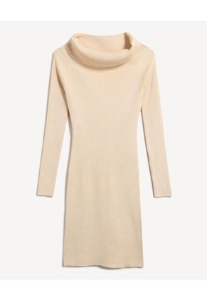 Vestido Para Mujer M/L Corto Color Crema Marca Seven Seven #28171439