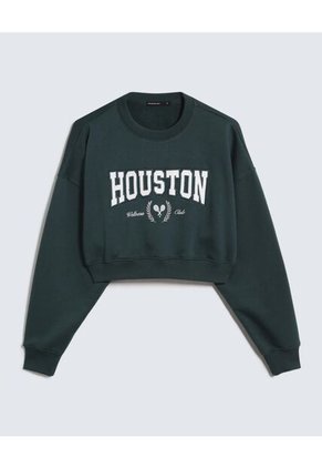 Buzo Para Mujer Cuello Redondo Color Verde Oscuro Marca Seven Seven #28060451