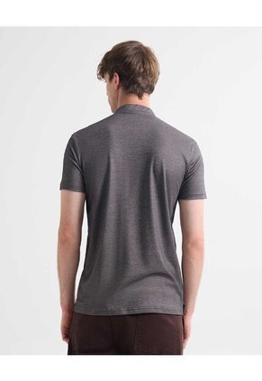 Polo Para Hombre Cuello Mao  Color Gris  Marca Seven Seven #45110883