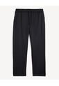Pantalón Recto Con Cordón  Para Hombre Negro Seven Seven de Seven Seven