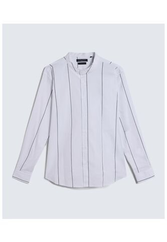 Camisa Para Hombre Manga Larga  Color Blanco Marca Seven Seven #45011864 Seven Seven