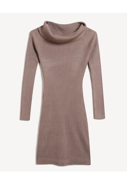 Vestido Para Mujer M/L Corto Color Taupe Marca Seven Seven #28171439
