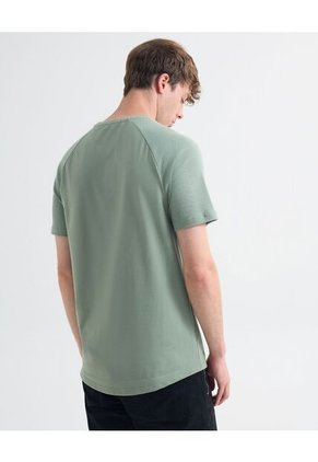 Camiseta Para Hombre Manga Corta Cuello Redondo Color Verde Oliva Marca Seven Seven #45092667