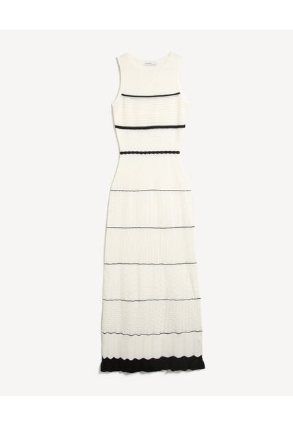 Vestido Para Mujer M/Sisa Largo Color Crudo Marca Seven Seven #28171459