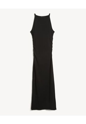 Vestido Para Mujer M/Sisa Medio Color Negro Marca Seven Seven #28171475