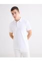 Polo Regular Tipo Jersey  Para Hombre Blanco Seven Seven de Seven Seven