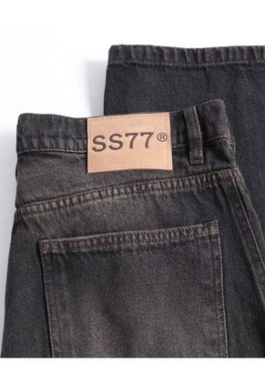 Jean  Para Hombre Straight Color Negro Marca Seven Seven #45160640