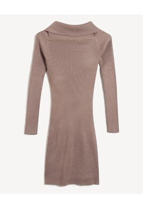 Vestido Para Mujer M/L Corto Color Taupe Marca Seven Seven #28171439