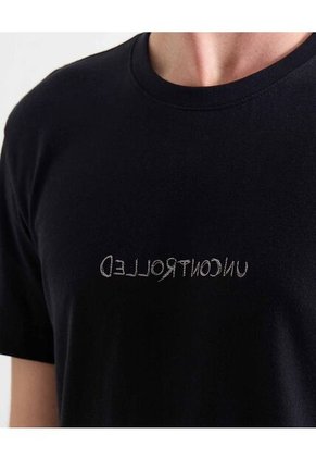 Camiseta Para Hombre Manga Corta Cuello Redondo Color Negro Marca Seven Seven #45092663