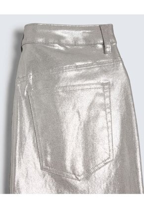 Falda Para Mujer Largo Color Plata Marca Seven Seven #28140875