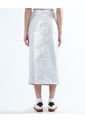 Falda Para Mujer Largo Color Plata Marca Seven Seven #28140875 de Seven Seven