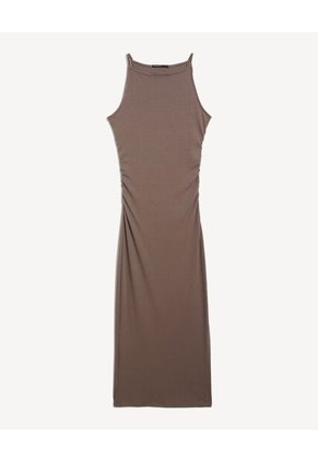 Vestido Para Mujer M/Sisa Medio Color Taupe Marca Seven Seven #28171477