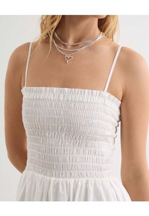 Vestido Para Mujer M/Sisa Largo Color Hueso Marca Seven Seven #28171427