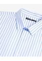 Camisa Para Hombre Manga Larga Sin Bolsillo Cuello Casual M Color Azul Marca Seven Seven #45012148 de Seven Seven