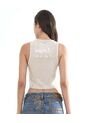 Camiseta Para Mujer Manga Sisa Cuello Redondo Color Beige Marca Seven Seven #28096024 de Seven Seven