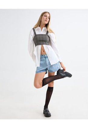 Short Cargo  Para Mujer Azul Seven Seven