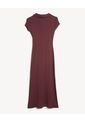 Vestido Para Mujer M/C Largo Color Vino Marca Seven Seven #28171436 de Seven Seven