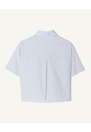 Blusa Para Mujer Manga Corta Color Azul Claro Marca Seven Seven #28123896