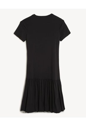 Vestido Para Mujer M/C Corto Color Negro Marca Seven Seven #28171478