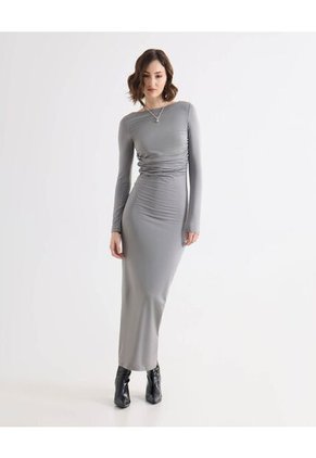 Vestido Para Mujer M/Sisa Corto Color Gris Marca Seven Seven #28171449
