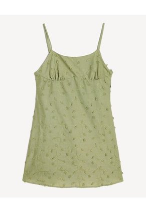 Vestido Para Mujer M/Sisa Corto Color Verde Marca Seven Seven #28171453