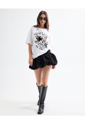 Falda Para Mujer Corto Color Negro Marca Seven Seven #28140897