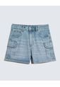 Short Cargo  Para Mujer Azul Seven Seven de Seven Seven