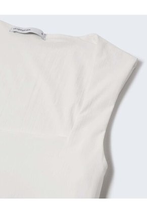 Camiseta Para Mujer Manga Sisa Color Crudo Marca Seven Seven #28096100