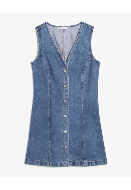 Vestido Para Mujer M/Sisa Corto Color Azul Marca Seven Seven #28171474