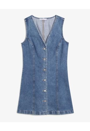 Vestido Para Mujer M/Sisa Corto Color Azul Marca Seven Seven #28171474