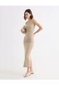 Vestido Para Mujer M/Sisa Medio Color Beige Marca Seven Seven #28171482 de Seven Seven