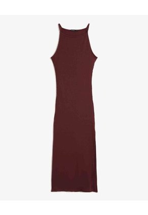 Vestido Para Mujer M/Sisa Medio Color Vino Marca Seven Seven #28171476