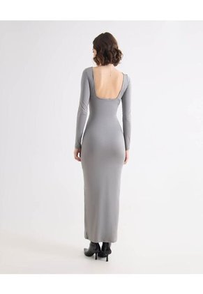Vestido Para Mujer M/Sisa Corto Color Gris Marca Seven Seven #28171449