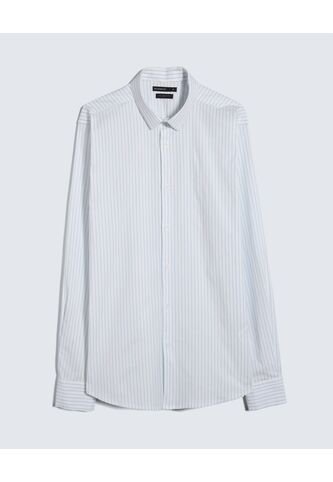 Camisa Para Hombre Manga Larga  Color Azul  Marca Seven Seven #45012012 Seven Seven