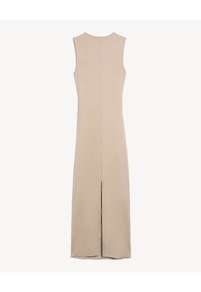 Vestido Para Mujer M/Sisa Medio Color Beige Marca Seven Seven #28171482