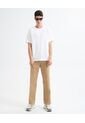 Pantalón Chino Con Cortes  Para Hombre Camel Seven Seven de Seven Seven