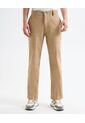 Pantalón Chino Con Cortes  Para Hombre Camel Seven Seven de Seven Seven