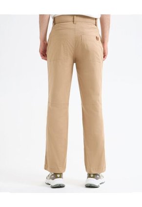 Pantalón Chino Con Cortes  Para Hombre Camel Seven Seven