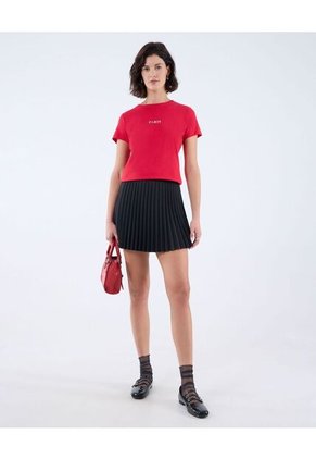 Camiseta Para Mujer Manga Corta Color Rojo Marca Seven Seven #28096090