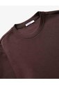Camiseta Silueta Ajustada Textura Rib  Para Hombre Café Seven Seven de Seven Seven