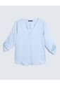 Blusa Para Mujer Manga 3/4 Color Azul Claro Marca Seven Seven #28123989 de Seven Seven