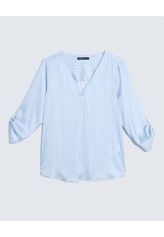 Blusa Para Mujer Manga 3/4 Color Azul Claro Marca Seven Seven #28123989 Seven Seven