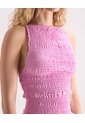 Top Con Textura De Nido De Abeja  Para Mujer Rosado Seven Seven de Seven Seven