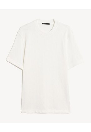 Camiseta Para Hombre Manga Corta Cuello Redondo Color Blanco Marca Seven Seven #45092786