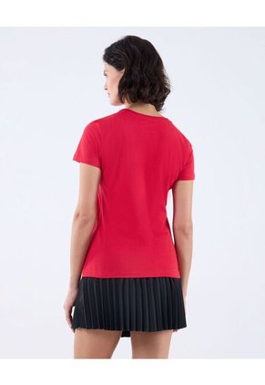Camiseta Para Mujer Manga Corta Color Rojo Marca Seven Seven #28096090